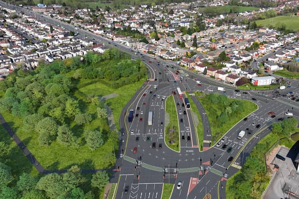 Dawsons Corner aerial visualisation after construction.