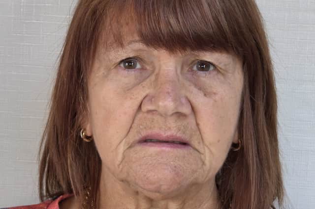 Grandmother-of-eight Angela Morrison lost her middle finger after an incident after her hand came in contact with a large metal rotating disk