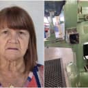 Grandmother-of-eight Angela Morrison lost her middle finger after an incident after her hand came in contact with a large metal rotating disk