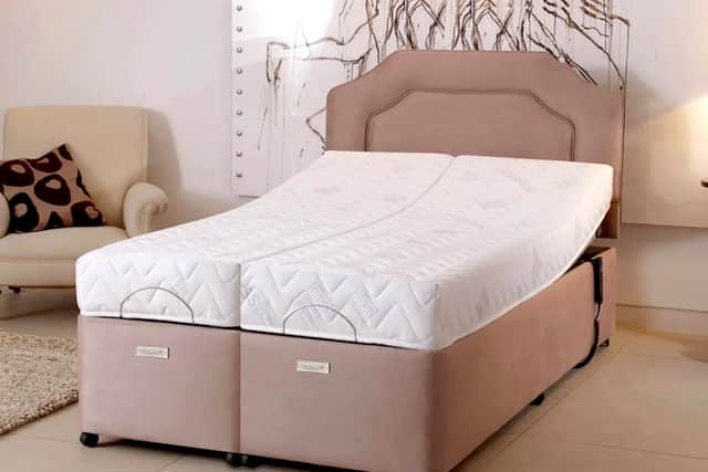 Dream your way to perfect comfort with this adjustable bed from Saso