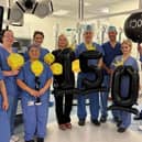 Mr James Tibbott and the surgical team providing speedier robotic surgery to patients in Leeds.  