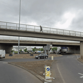 A man was taken to hospital following an incident at the roundabout with York Road and Ivy Street.