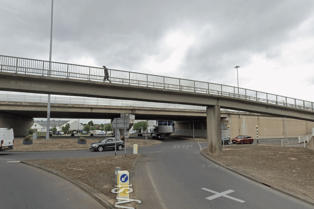 A man was taken to hospital following an incident at the roundabout with York Road and Ivy Street.