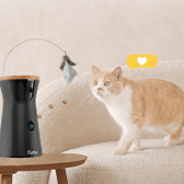 Furbo's cameras are clever enough to monitor the health and wellbeing of your pets - at the same time as letting you play with them remotely