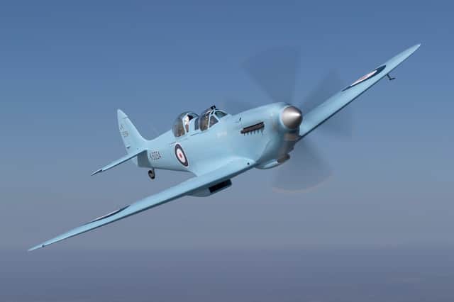 Spitfire "K5054" during transit to Southampton Airport ahead of the Spitefire90 Launch.