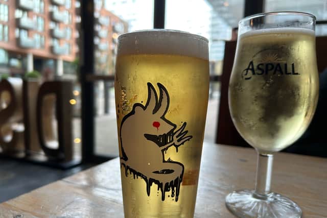 Hell Rat lager is among the options available at Archie's. 