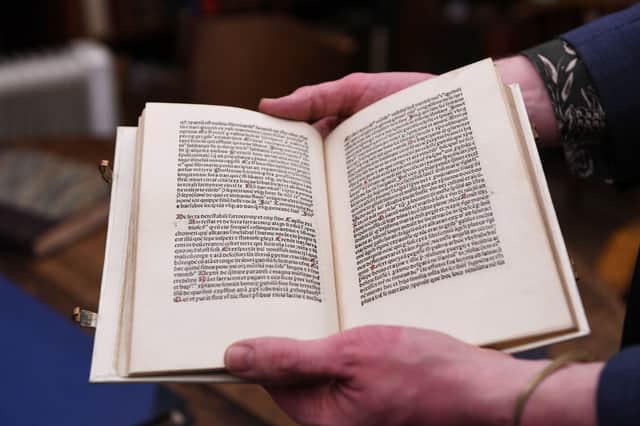 One especially rare book in the Leeds Library's collection is Mandeville Travels - dating back to 1483.