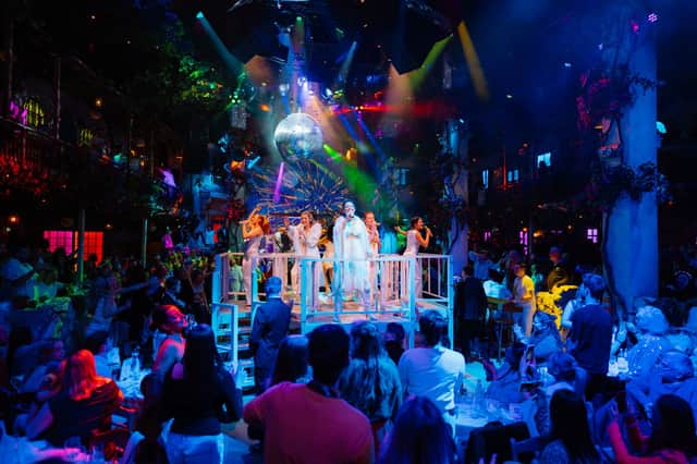 Claudia described Mamma Mia! The Party as a "magical" experience to be part of