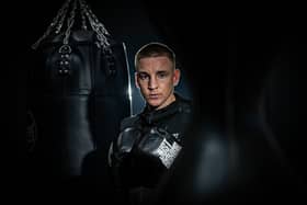 Leeds boxer Jack Bateson pictured training in Kirkstall as he continues on the comeback trail from injury.
Photograph by Tony Johnson.  5th March 2026