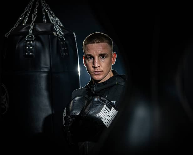 Leeds boxer Jack Bateson pictured training in Kirkstall as he continues on the comeback trail from injury.
Photograph by Tony Johnson.  5th March 2026