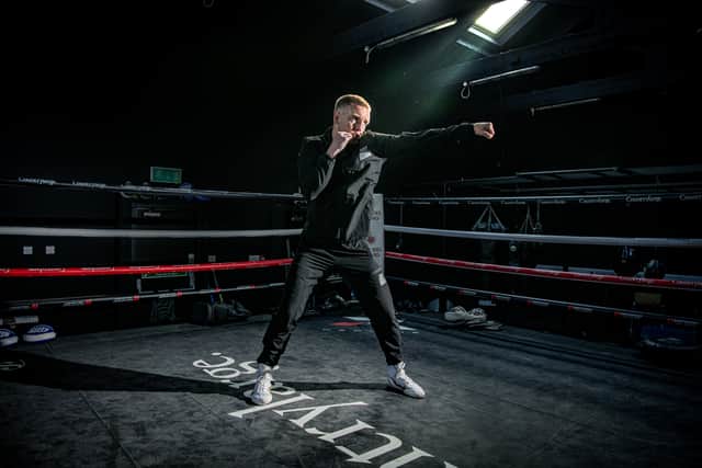 Leeds boxer Jack Bateson pictured training in Kirkstall as he continues on the comeback trail from injury.
Photograph by Tony Johnson.  5th March 2026