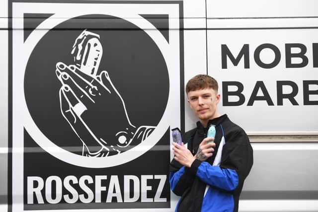 Ross Shearon is taking his barbering business back on the road.