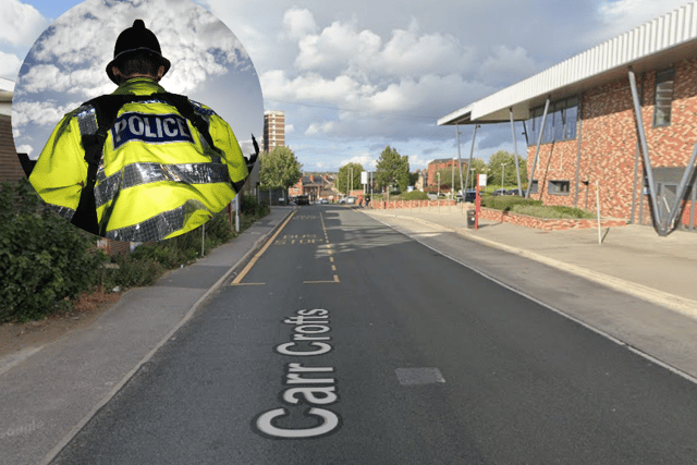 The incident took place on Carr Crofts, Armley during the evening of Thursday, April 2.
