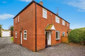 A three-bedroom semi-detached house that is for sale on Woodnook Drive, Cookridge, Leeds.