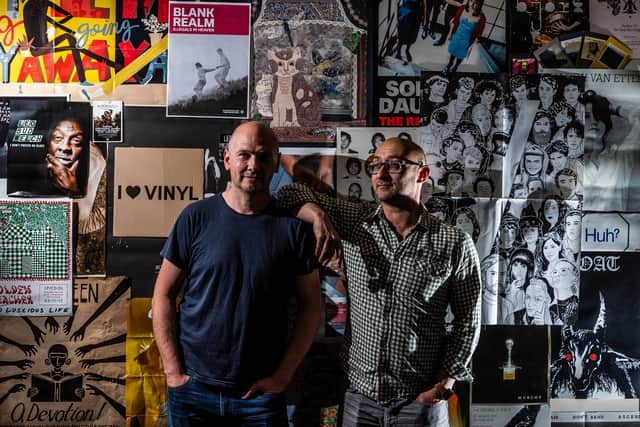 Norman Records directors Nathon Raine, and Phil Leigh - the iconic Leeds music store is celebrating its 30th anniversary with a series of exclusive releases in 2026.