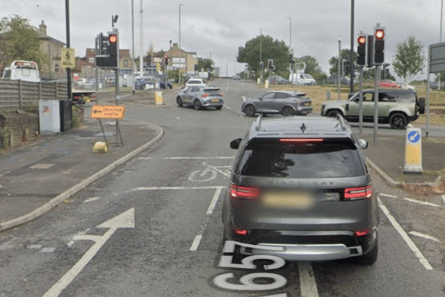 Traffic lights were put out of order at Rodley roundabout in west Leeds last night.