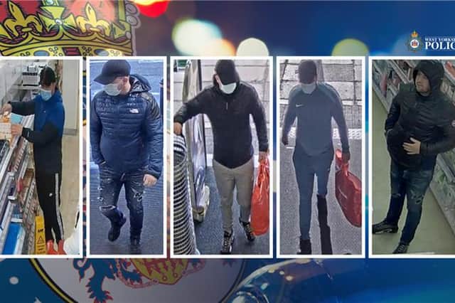 The suspected shoplifter targeted Boots stores across Leeds, Bradford and Kirklees.