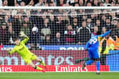 SPOT ON: Leeds United's Willy Gnonto in the FA Cup quarter-final shoot-out victory against West Ham.