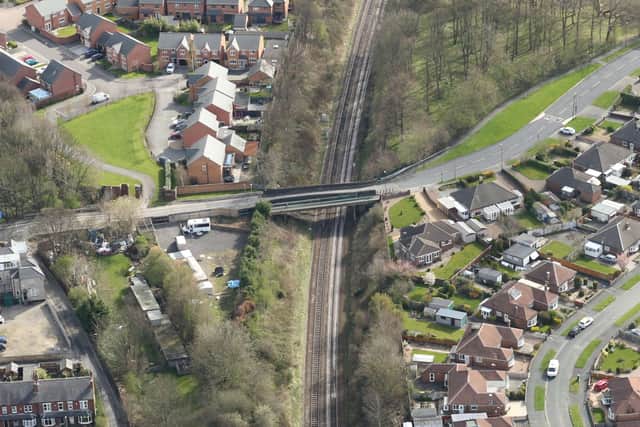 The Austhorpe Lane railway bridge in Cross Gates will be replaced as part of the Transpennine Route Upgrade.