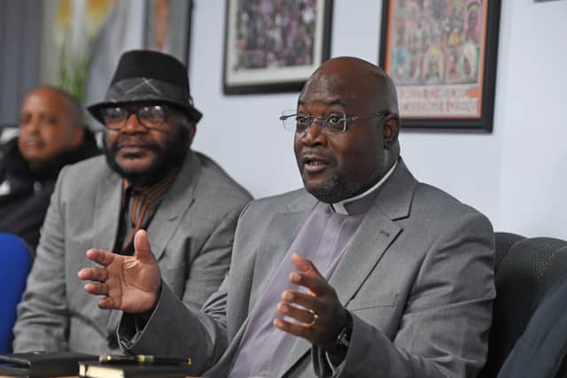 Bishop Tony Parry and Sylvester Leader were among those to take part in the discussion.