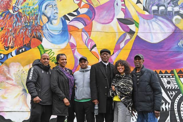 Members of the Caribbean community in Chapeltown, Leeds, met for the United Leeds campaign.