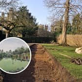 The project at Lotherton Hall aims to restore the walled gardens to their former glory.