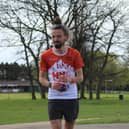 Andrew Richardson ran a total of 113 miles to raise money to support the MNDA