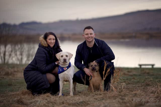 Chris is running the London Marathon to fundraise for Sheffield-based charity Support Dogs