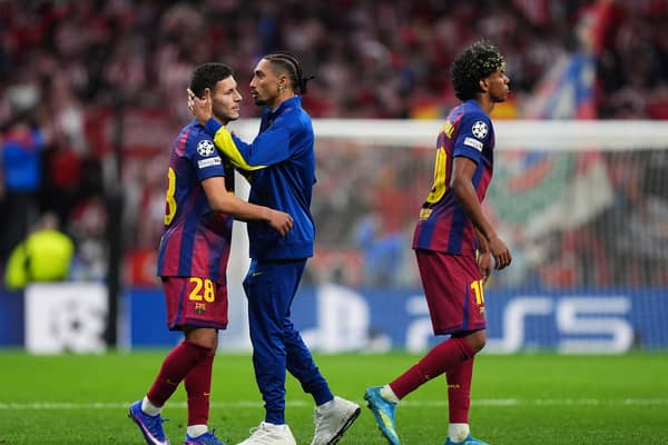 Ex-Leeds United star Raphinha was fuming after Barcelona's midweek Champions League exit.