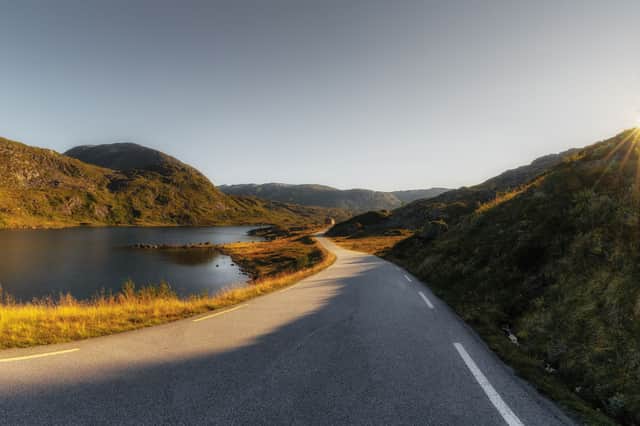 Norway's Gaularfjellet offers scenic views.
