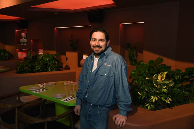 Co-founder Owain Williams at Madre in Leeds which has just opened its doors.