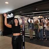 Liz Peacock store manager cuts the ribbon to officially open the store
Picture 