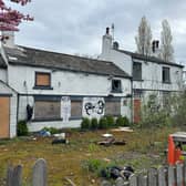 Three fire engines were called out to the site on York Road, in Whinmoor,  at around 5pm