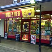 Thresher Wine Shop on Lidgett Lane pictured in December 2002.