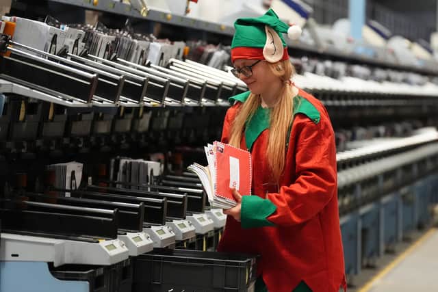 Across the festive season, the elves at the Royal Mail sort and arrange all the letters to Father Christmas, and senders can expect a letter from the man himself ahead of Christmas Day.