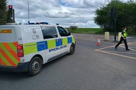 The crash on Garforth Cliff has left the road shut this afternoon.