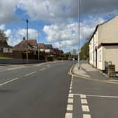 The scene of the crash in Town Street in Middleton.