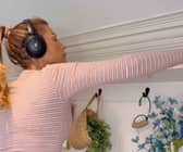 Mrs Hinch uses the soundcore Q30 by Anker Hybrid Active Noise Cancelling Headphones to keep her entertained while she does the cleaning.