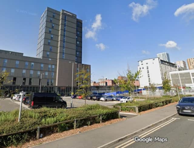 Firefighters were called to a hotel on Gower Street, Leeds