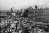 Quarry Hill flats, in Leeds, pictured in 1967, just over a decade before demolition began