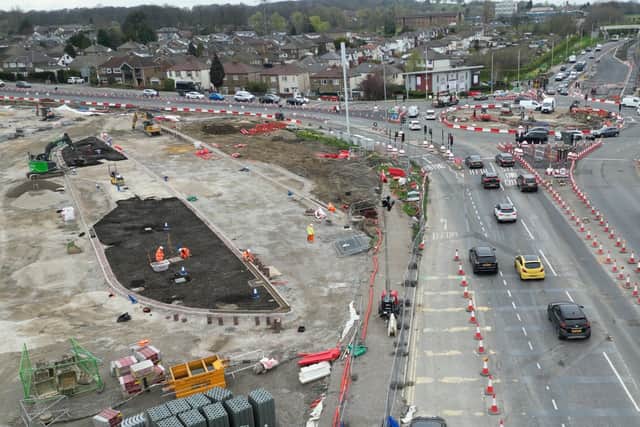 Dawsons Corner and Stanningley Bypass.