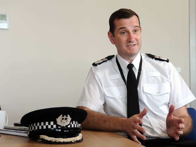 West Yorkshire Police Chief Constables John Robins.  