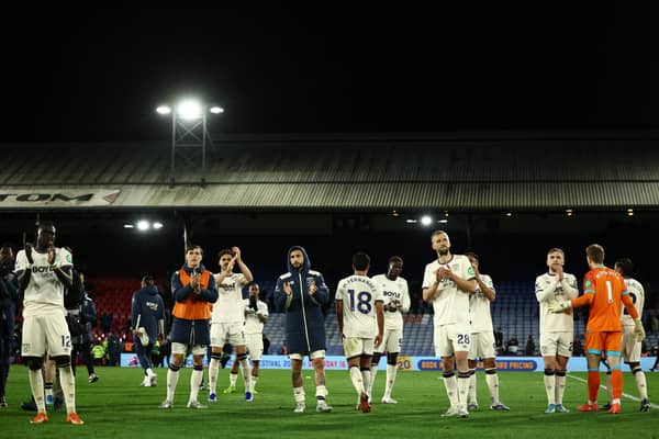 SMALL BOOST: For Leeds United's relegation-battling rivals West Ham.