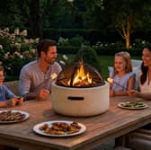 Combining a barbecue and a fire pit, this is such a bargain for £34