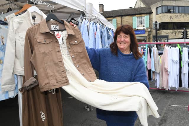 Susan Henry, who runs a women's clothing stall, says the market provides a great opportunity for interaction