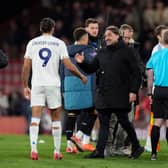 POINT MADE: By Leeds United under boss Daniel Farke, above, at Bournemouth.