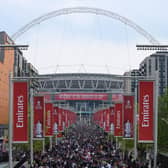 DETAILS: For the 2026 FA Cup final at Wembley, above, ahead of Leeds United's semi-final vs Chelsea.