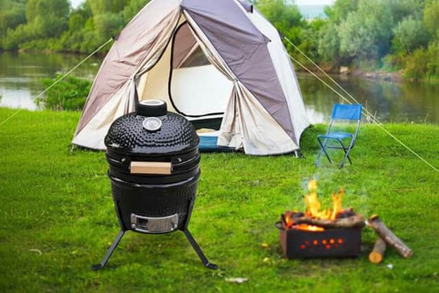 Although it's quite bulky, it is portable - so you could take it camping