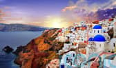 The Greek island of Santorini