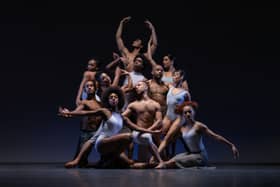 Cassa Pancho’s Ballet Black Company: (from top centre,clockwise) Love Kotiya, Acaoã De Castro, Bhungane Mehlomakulu, Mikayla Issacs, Megan Chiu, Ruby Runham, EbonyThomas, Isabela Coracy, Helga Paris Morales, Elijah Peterkin & Taraja Hudson